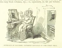 An illustration from The Muses of Mayfair. Selections from vers de société of the nineteenth century. (Translations from the French and German. By E. Grey.) (1874)