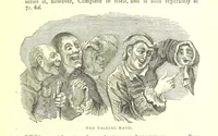 An illustration from The Muses of Mayfair. Selections from vers de société of the nineteenth century. (Translations from the French and German. By E. Grey.) (1874)