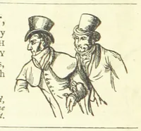 An illustration from The Muses of Mayfair. Selections from vers de société of the nineteenth century. (Translations from the French and German. By E. Grey.) (1874)