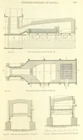 An illustration from Metallurgy. The art of extracting metals from their ores, and adapting them to various purposes of manufacture, etc (1861)