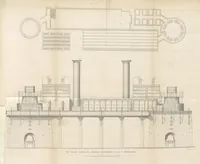 An illustration from Metallurgy. The art of extracting metals from their ores, and adapting them to various purposes of manufacture, etc (1861)