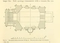 An illustration from Metallurgy. The art of extracting metals from their ores, and adapting them to various purposes of manufacture, etc (1861)