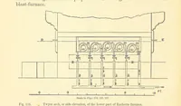 An illustration from Metallurgy. The art of extracting metals from their ores, and adapting them to various purposes of manufacture, etc (1861)