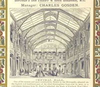 An illustration from London (illustrated). A complete guide to the leading hotels, places of amusement ... Also a directory ... of first-class reliable houses in the various branches of trade (1872)
