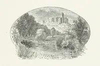 An illustration from A Crown of Flowers, being poems and pictures collected from the pages of The Girl's Own Paper. Edited by C. Peters (1883)