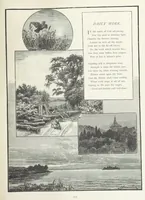 An illustration from A Crown of Flowers, being poems and pictures collected from the pages of The Girl's Own Paper. Edited by C. Peters (1883)