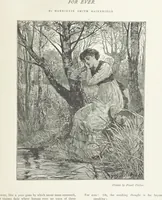 An illustration from A Crown of Flowers, being poems and pictures collected from the pages of The Girl's Own Paper. Edited by C. Peters (1883)