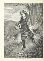 An illustration from A Crown of Flowers, being poems and pictures collected from the pages of The Girl's Own Paper. Edited by C. Peters (1883)