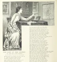 An illustration from A Crown of Flowers, being poems and pictures collected from the pages of The Girl's Own Paper. Edited by C. Peters (1883)