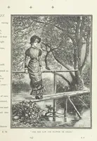 An illustration from A Crown of Flowers, being poems and pictures collected from the pages of The Girl's Own Paper. Edited by C. Peters (1883)