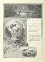 An illustration from A Crown of Flowers, being poems and pictures collected from the pages of The Girl's Own Paper. Edited by C. Peters (1883)