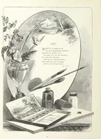 An illustration from A Crown of Flowers, being poems and pictures collected from the pages of The Girl's Own Paper. Edited by C. Peters (1883)