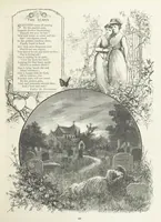 An illustration from A Crown of Flowers, being poems and pictures collected from the pages of The Girl's Own Paper. Edited by C. Peters (1883)