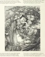 An illustration from A Crown of Flowers, being poems and pictures collected from the pages of The Girl's Own Paper. Edited by C. Peters (1883)