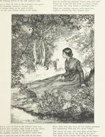 An illustration from A Crown of Flowers, being poems and pictures collected from the pages of The Girl's Own Paper. Edited by C. Peters (1883)