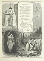 An illustration from A Crown of Flowers, being poems and pictures collected from the pages of The Girl's Own Paper. Edited by C. Peters (1883)