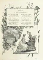 An illustration from A Crown of Flowers, being poems and pictures collected from the pages of The Girl's Own Paper. Edited by C. Peters (1883)