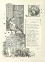 An illustration from A Crown of Flowers, being poems and pictures collected from the pages of The Girl's Own Paper. Edited by C. Peters (1883)