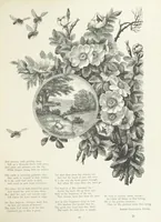 An illustration from A Crown of Flowers, being poems and pictures collected from the pages of The Girl's Own Paper. Edited by C. Peters (1883)