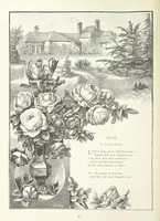 An illustration from A Crown of Flowers, being poems and pictures collected from the pages of The Girl's Own Paper. Edited by C. Peters (1883)