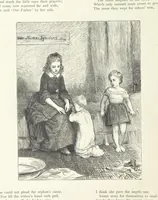 An illustration from A Crown of Flowers, being poems and pictures collected from the pages of The Girl's Own Paper. Edited by C. Peters (1883)