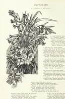 An illustration from A Crown of Flowers, being poems and pictures collected from the pages of The Girl's Own Paper. Edited by C. Peters (1883)