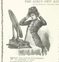 An illustration from A Crown of Flowers, being poems and pictures collected from the pages of The Girl's Own Paper. Edited by C. Peters (1883)