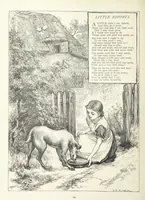An illustration from A Crown of Flowers, being poems and pictures collected from the pages of The Girl's Own Paper. Edited by C. Peters (1883)