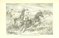 An illustration from The Life and Adventures of Kit Carson, the Nestor of the Rocky Mountains, etc (1888)