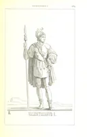 An illustration from Illustrirte Geschichte der Römischen Kaiser, von J. Caesar bis auf die Neuzeit ... Zeichnungen von E. Grünnes, etc (1871)
