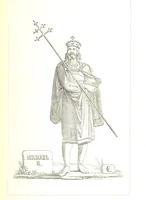An illustration from Illustrirte Geschichte der Römischen Kaiser, von J. Caesar bis auf die Neuzeit ... Zeichnungen von E. Grünnes, etc (1871)