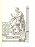 An illustration from Illustrirte Geschichte der Römischen Kaiser, von J. Caesar bis auf die Neuzeit ... Zeichnungen von E. Grünnes, etc (1871)