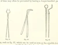 An illustration from Elements of Metallurgy. A practical treatise on the art of extracting metals from their ores ... Illustrated, etc (1891)