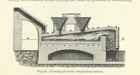 An illustration from Elements of Metallurgy. A practical treatise on the art of extracting metals from their ores ... Illustrated, etc (1891)