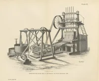 An illustration from Elements of Metallurgy. A practical treatise on the art of extracting metals from their ores ... Illustrated, etc (1891)