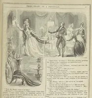 An illustration from Manuscripts from the Diary of a Physician (1844)
