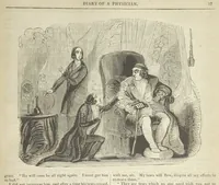 An illustration from Manuscripts from the Diary of a Physician (1844)