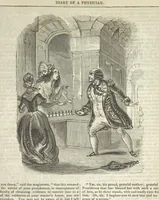 An illustration from Manuscripts from the Diary of a Physician (1844)