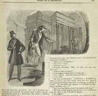 An illustration from Manuscripts from the Diary of a Physician (1844)