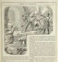 An illustration from Manuscripts from the Diary of a Physician (1844)