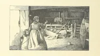 An illustration from Picture Posies. Poems chiefly by living authors, and drawings by F. Walker, J. W. North, A. B. Boughton [and others] ... Engraved by Dalziel Brothers (1874)