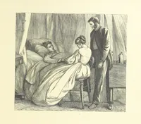 An illustration from Picture Posies. Poems chiefly by living authors, and drawings by F. Walker, J. W. North, A. B. Boughton [and others] ... Engraved by Dalziel Brothers (1874)