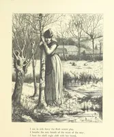An illustration from Picture Posies. Poems chiefly by living authors, and drawings by F. Walker, J. W. North, A. B. Boughton [and others] ... Engraved by Dalziel Brothers (1874)