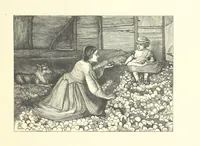 An illustration from Picture Posies. Poems chiefly by living authors, and drawings by F. Walker, J. W. North, A. B. Boughton [and others] ... Engraved by Dalziel Brothers (1874)