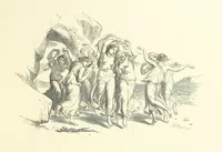 An illustration from Picture Posies. Poems chiefly by living authors, and drawings by F. Walker, J. W. North, A. B. Boughton [and others] ... Engraved by Dalziel Brothers (1874)