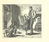 An illustration from Picture Posies. Poems chiefly by living authors, and drawings by F. Walker, J. W. North, A. B. Boughton [and others] ... Engraved by Dalziel Brothers (1874)