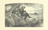 An illustration from Picture Posies. Poems chiefly by living authors, and drawings by F. Walker, J. W. North, A. B. Boughton [and others] ... Engraved by Dalziel Brothers (1874)
