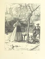An illustration from Picture Posies. Poems chiefly by living authors, and drawings by F. Walker, J. W. North, A. B. Boughton [and others] ... Engraved by Dalziel Brothers (1874)