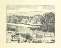 An illustration from Picture Posies. Poems chiefly by living authors, and drawings by F. Walker, J. W. North, A. B. Boughton [and others] ... Engraved by Dalziel Brothers (1874)