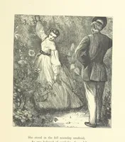 An illustration from Picture Posies. Poems chiefly by living authors, and drawings by F. Walker, J. W. North, A. B. Boughton [and others] ... Engraved by Dalziel Brothers (1874)